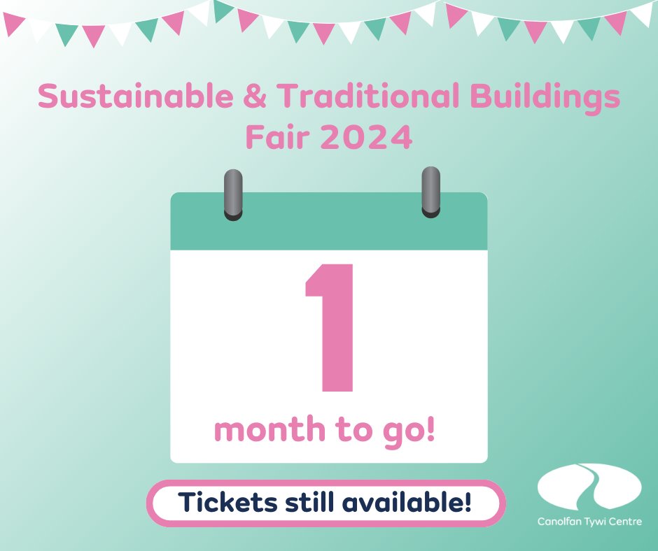 There is only 1 month to go until our Sustainable & Traditional Buildings Fair 2024! Haven’t got your tickets yet? Follow the link to secure your tickets to a fantastic event: ow.ly/Uzzi50R6uzc