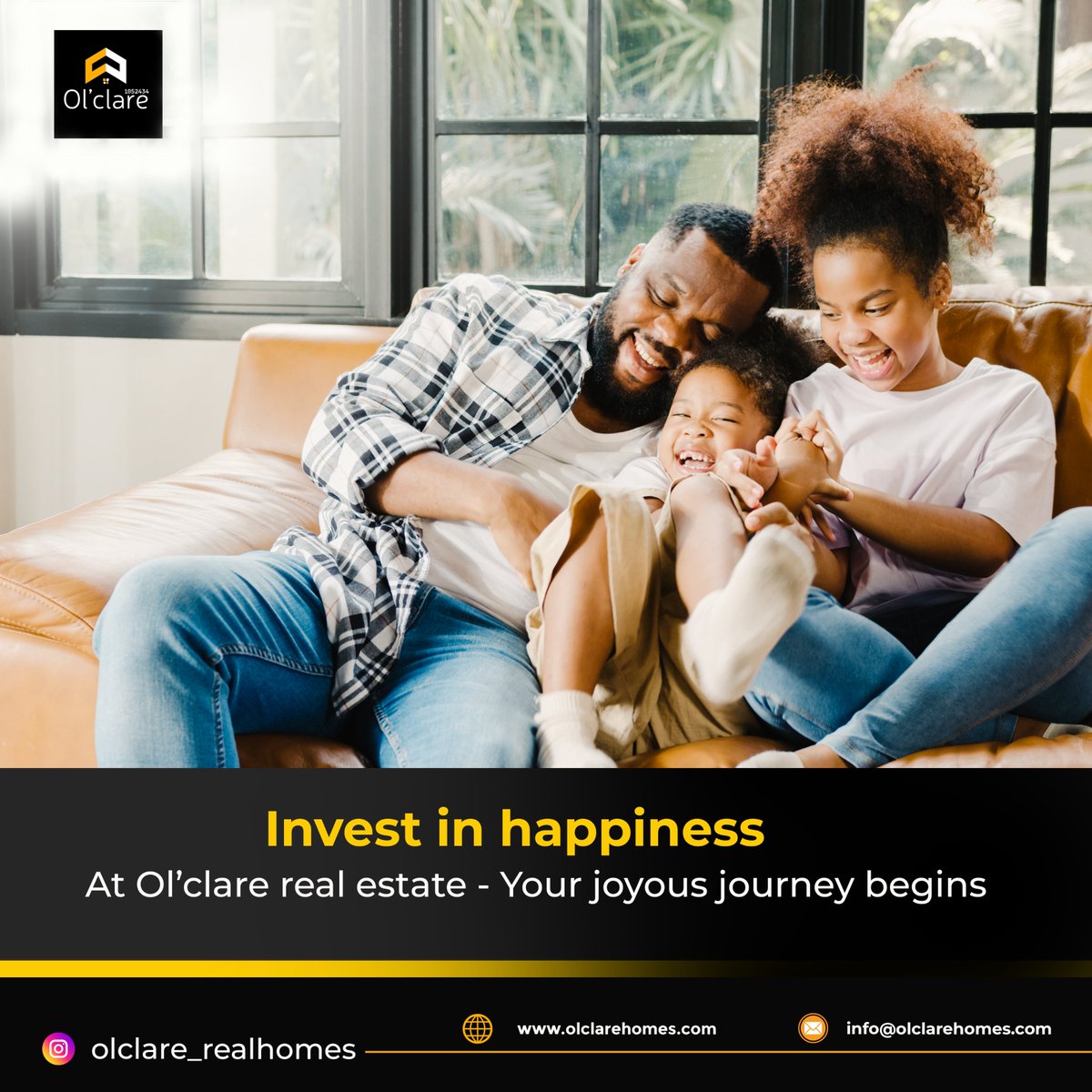 olclarehomes's tweet photo. An investment with Ol'clare real estate is an investment into happiness. Lets help you start your joyous journey today. #olclarerealestate #investmentopportunities #happiness #home #3bedroom #2bedroom #blockofflats https://t.co/Luh4OxjdZz