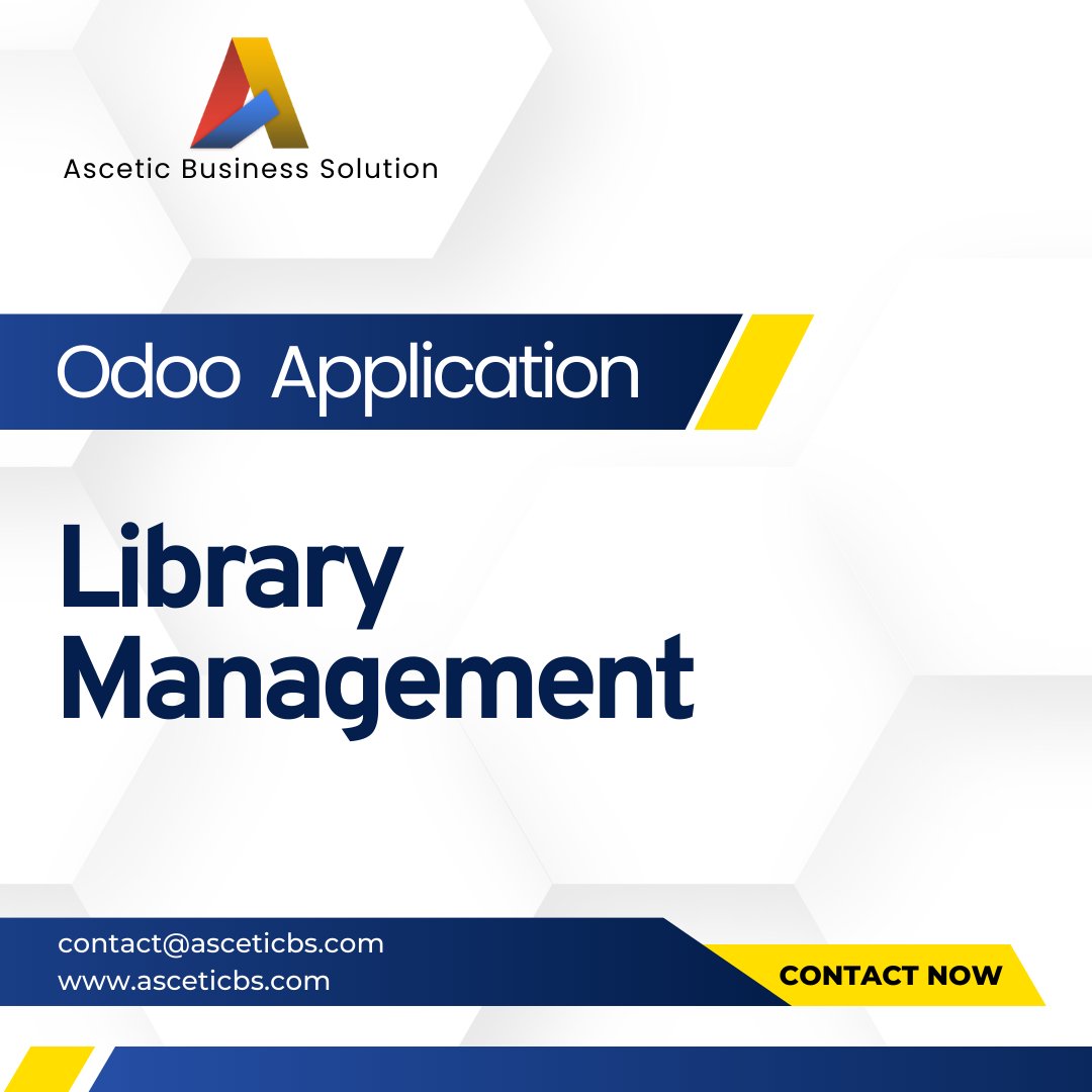 AsceticBs's tweet photo. Streamline library operations with Odoo's comprehensive management system.

Get the application: https://t.co/HiqhJBGjpe

For further assistance: https://t.co/79de0MDDQ9

#LibraryManagement #Library #Odoo #Odoo17 #OdooApps #OdooImplemention #OdooCustomization  #OdooDevelopment https://t.co/5LVAQv51D6