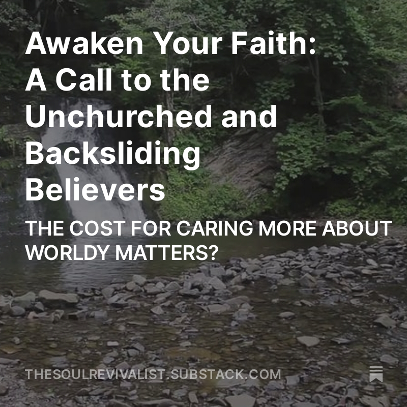 join us for 'Awakening Faith: A Call to the Unchurched and Backsliding Believers.' Discover the transformative power of faith, hope, and redemption. #AwakeningFaith #SpiritualJourney #FaithRevival #BackslidingBelievers #SeekersWelcome #SkepticsUnite #Christianity #spirituality…