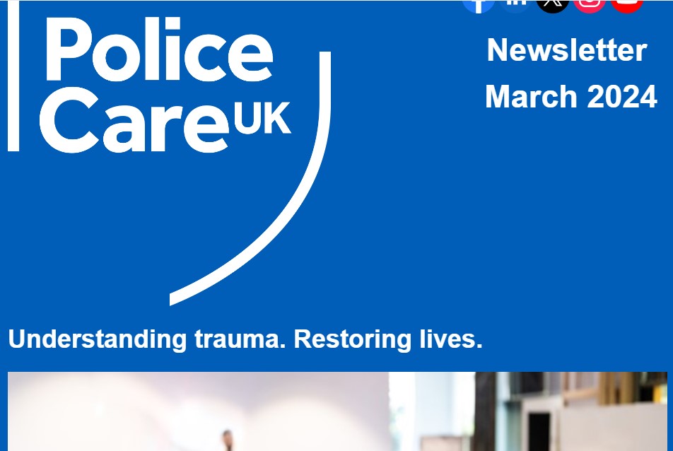 The latest Police Care UK newsletter is out NOW and features details of our emotional presentation at The EMDR Association UK Conference and a 100-mile South Downs fundraiser needing your support. Visit policecare.org.uk to subscribe. #Police #Charity #MentalHealthMatters