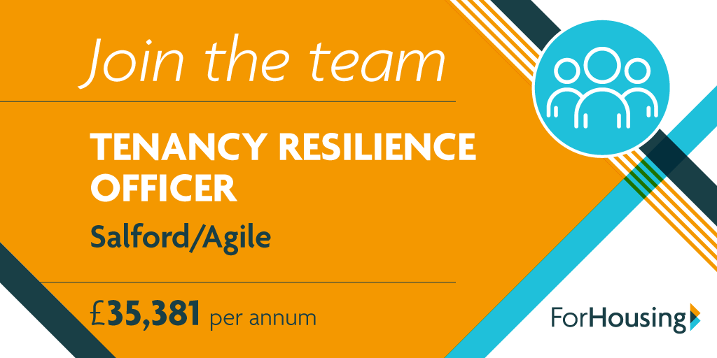 Are you passionate about overcoming barriers & improving life chances? We are looking for a Tenancy Resilience Officer. You’ll engage with a wide range of our tenants, creating action plans to provide flexible & holistic support. Apply now: bit.ly/3TRTlZP