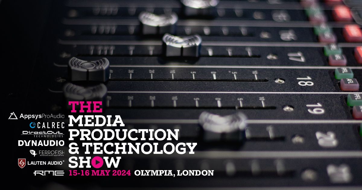 Next month we'll be back at The Media Production &amp; Technology Show!
⁠
We'll be back partnering Calrec Audio at this year's show with even more for you to check out on our stand!⁠

Hope we get to see some of you there!

Register here: buff.ly/3JdI8O7