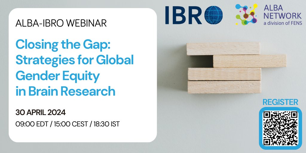 Wondering what steps to take to close the #GenderGap in #neuroscience? Join us on April 30th as we delve into practical solutions to promote #GenderEquity. Learn from leading programmes on how to contribute to a more equitable landscape in #BrainResearch loom.ly/QtJZz2c