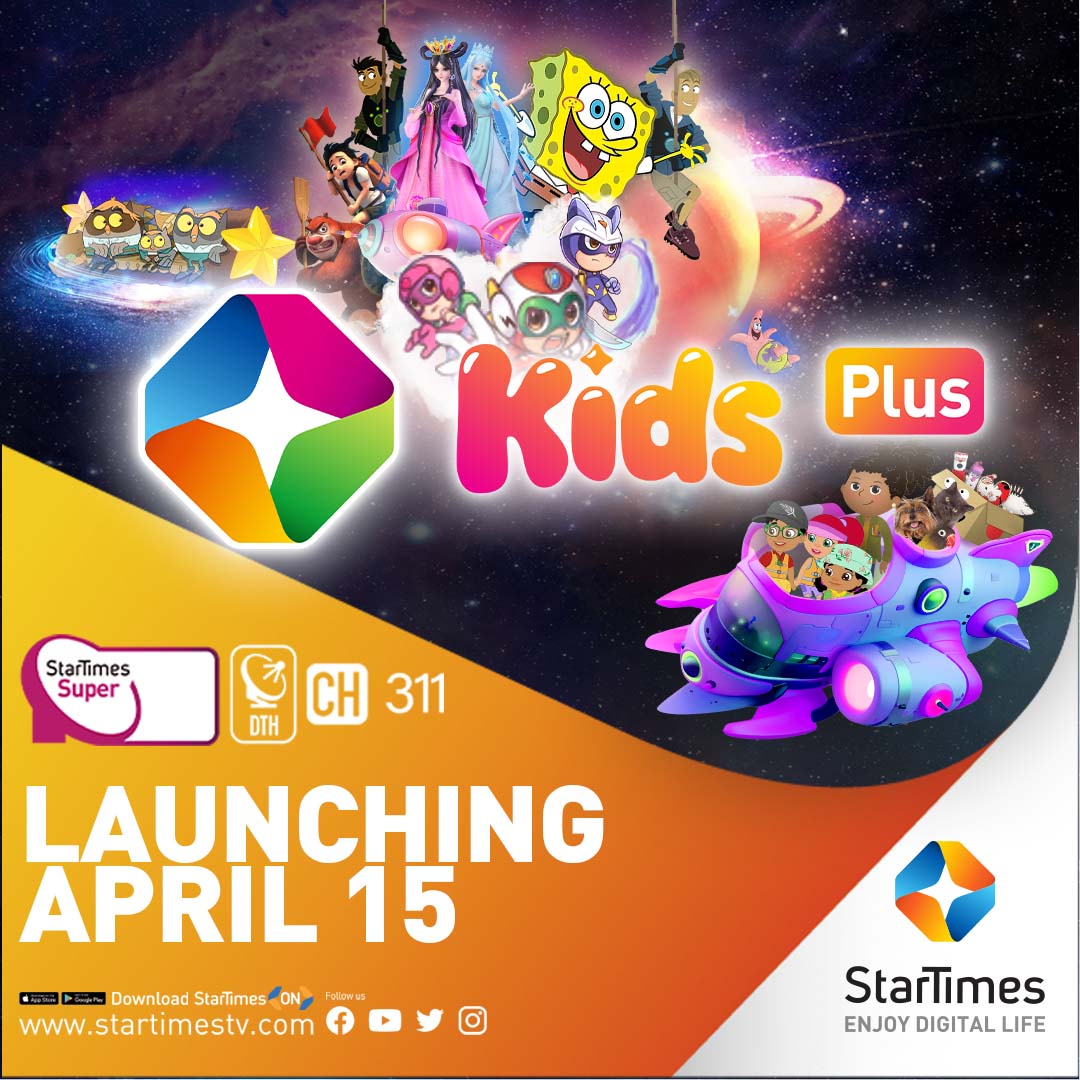 Make your kids' vacation even more exciting! Join us in welcoming the launch of StarTimes Kids Plus today on channel 311. #KidsPlus #StarTimes #ghana #STKidsPlus