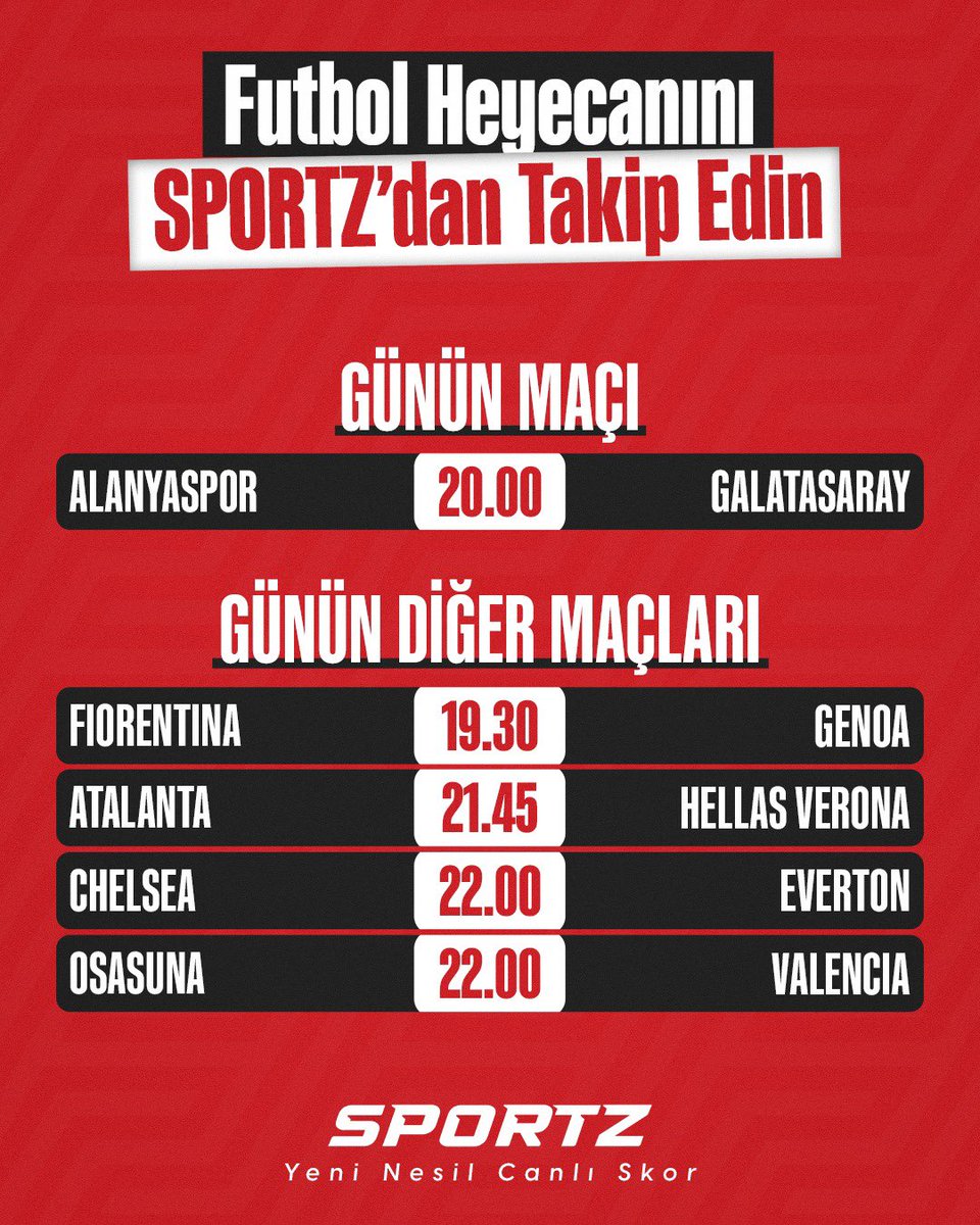 🔥 Futbol heyecanını SPORTZ'dan takip edin! 📍Reklamsız / Ücretsiz 📍Anlık sesli yorumlar 📍Özel video içerikleri Sen de İNDİR 👇 onelink.to/sportz