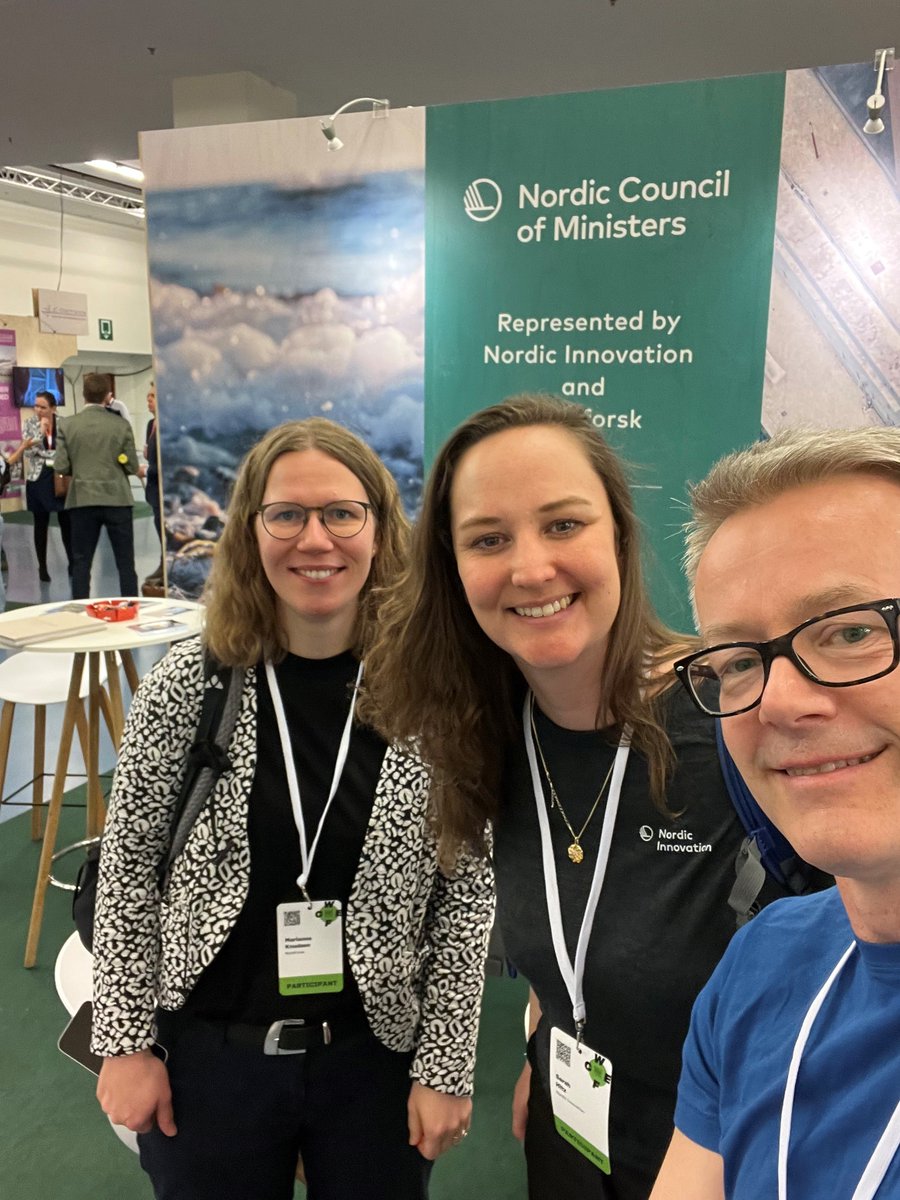 @WCEF2024 We are ready at the #Nordic Expo stand. Together with our colleagues from Nordforsk and partners from @HotspotNordic we are looking forward to welcome you for a talk about circular economy solutions in the Nordics. 🌍 @SitraFund @circleeconomy @UNEPIRP @nordenen
