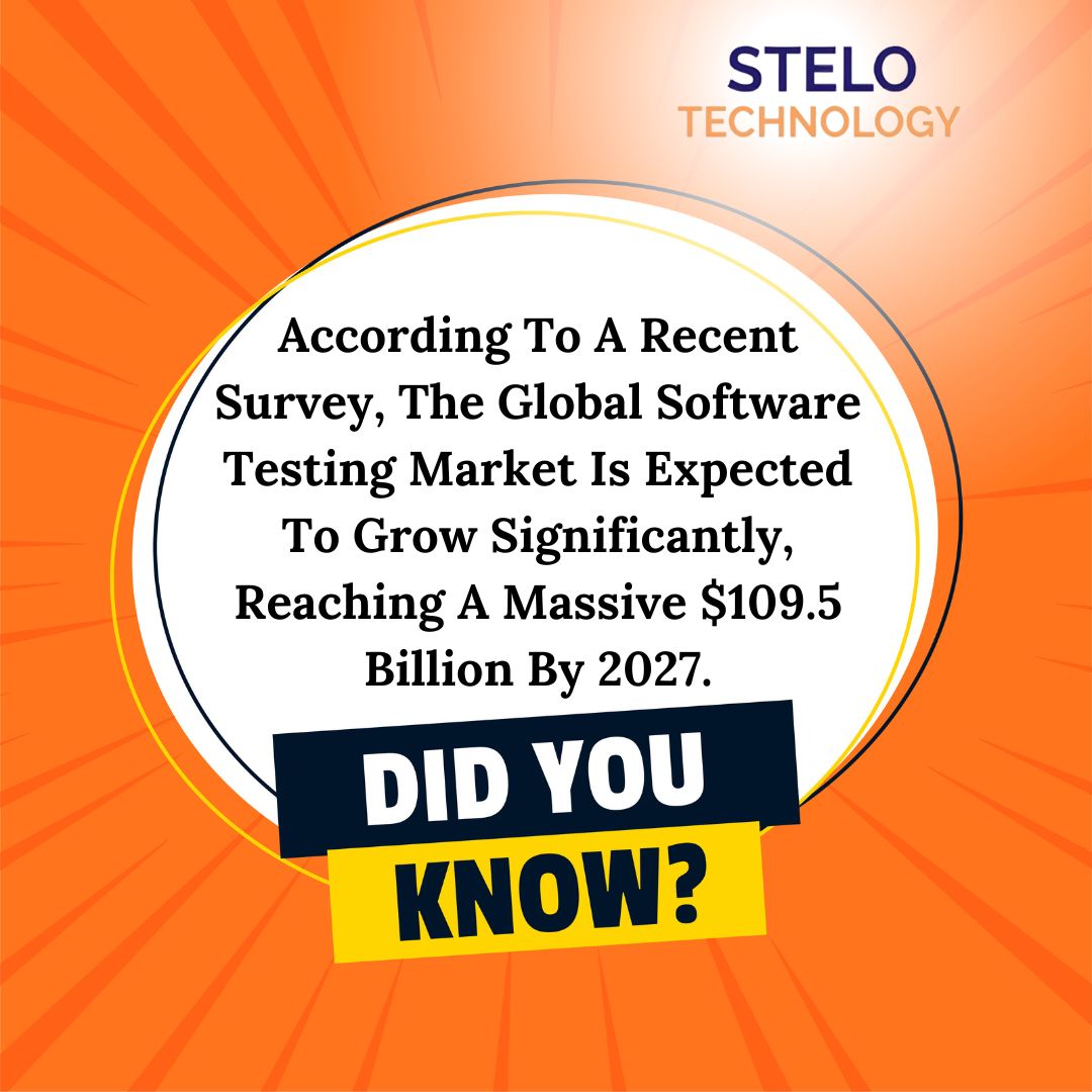 SteloTechnology's tweet image. Survey forecasts the global software testing market to soar to $109.5 billion by 2027. 📈

#SoftwareTestingMarket #TechIndustryInsights #MarketProjection #TechMarketGrowth #SoftwareTestingTrends #MarketForecast #TechnologyInvestments #TechMarketAnalysis #MondayMood