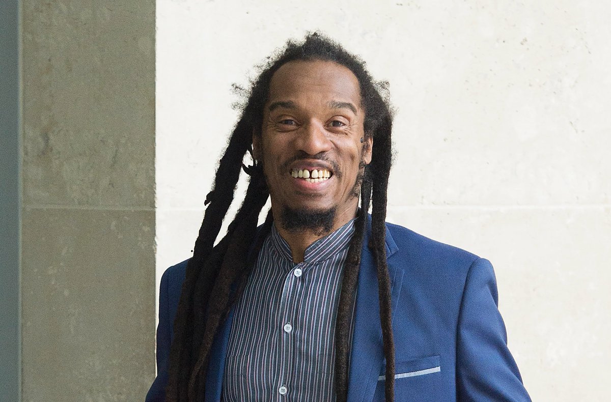 kidslitfest's tweet image. Remembering #BenjaminZephaniah poet, performer and proud trouble maker extraordinaire #BOTD 15 April 1958-Forever 

Pic. Elliott Franks 2018