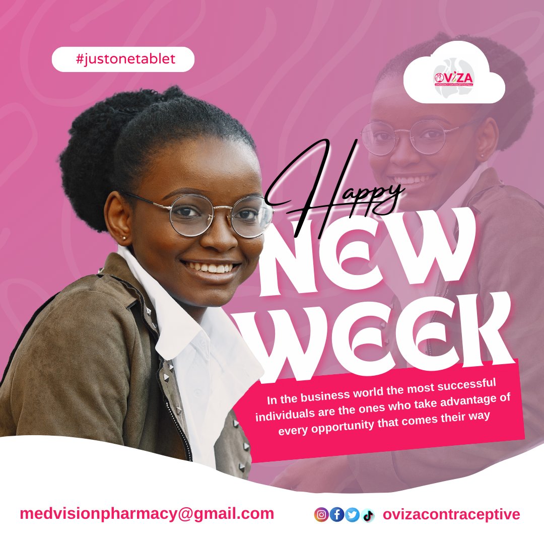 OvizaPill's tweet photo. Embrace the power of choice! 💪
 Start your week feeling confident and in control with Oviza - the contraceptive that puts you in the driver's seat. Take charge of your future and live life on your own terms. #GoodMorningEveryone #Empowerment #Mondayvibes https://t.co/hNV7sVlyXz