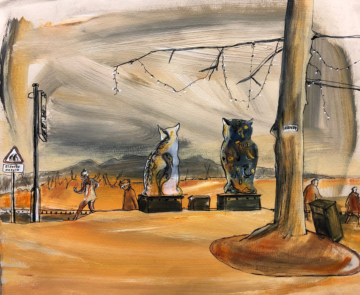 The exhibition "Julia Midgley: Drawing a Record" opens today at @KirkbyGallery, Knowsley L32 8XY continuing til 17 August. Open 10.00 - 17.00 Mon - Fri, Saturday 10.00 - 13.00. Free entry. All works have connections with <a href="/cultureKnowsley/">Culture Knowsley</a>  and Greater Merseyside.