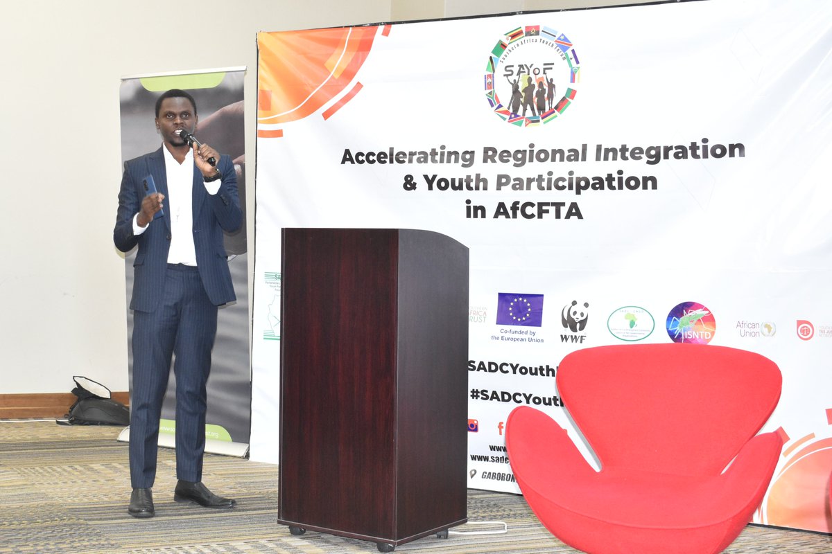 African youth, it's time to be the driving force behind the  #AFCFTA in SADC! Raise your voices, demand inclusion, and bring your game changing ideas to the forefront. #SADCYouth