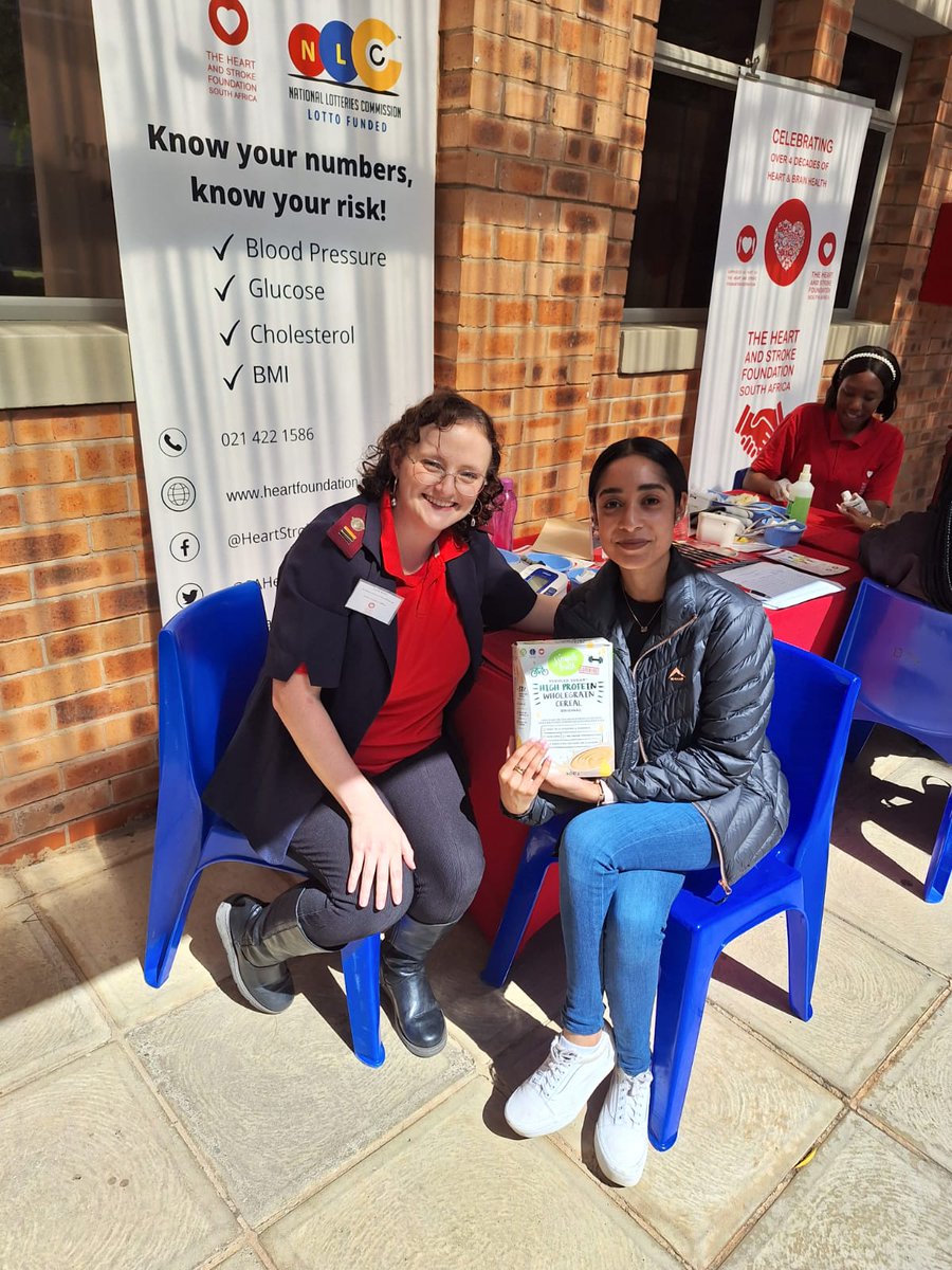 Our Durban team out at Varsity College conducting health risk assessments. ❤🧠✔