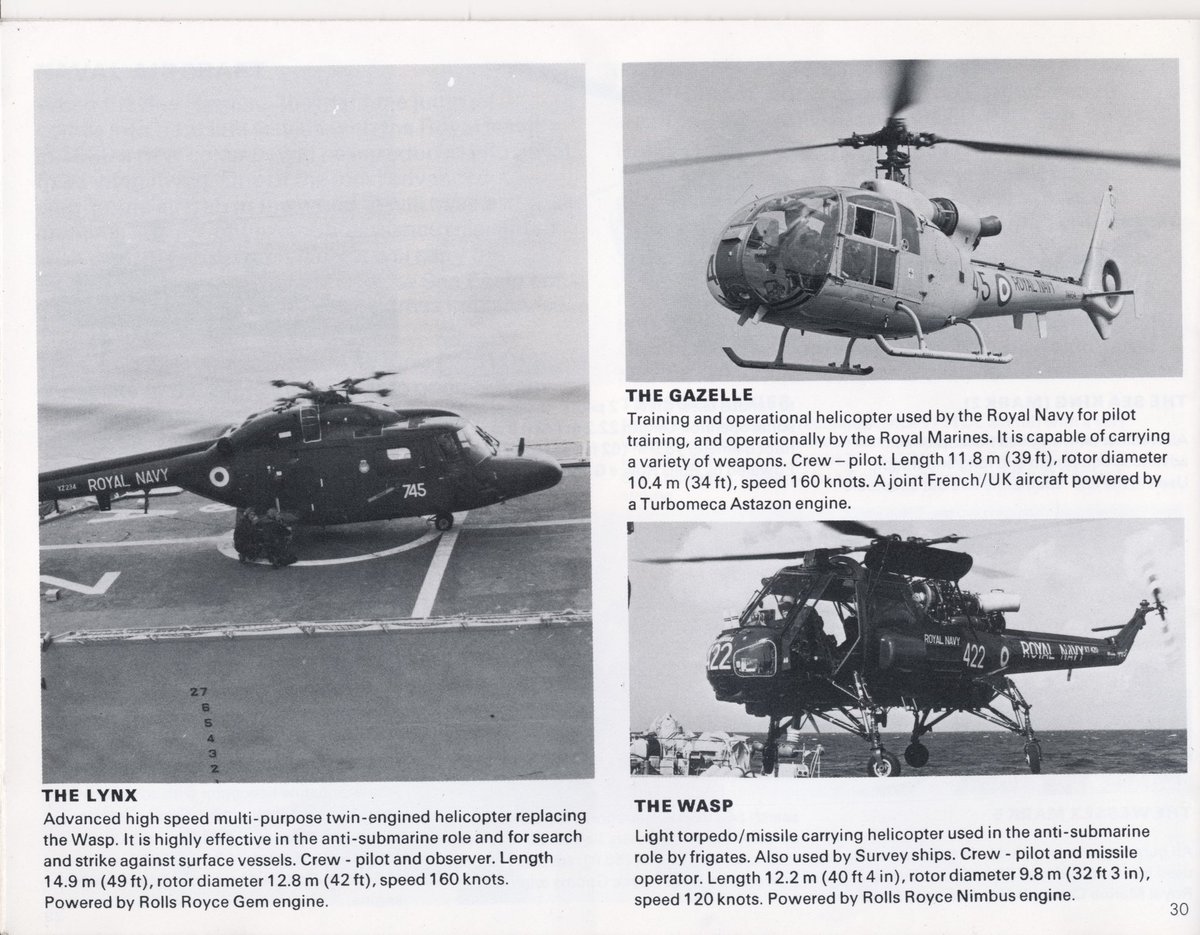 nigelgutgenug's tweet photo. 1980 @RoyalNavy booklet.

@FlyNavyPhil @NavalAirHistory @pinstripedline @faaoa @AshtonWard01 @clark_aviation 
@Hush_Kit 
#royalnavy #flynavy #fleetairarm #avgeek #avgeeks #hushkit #militaryhistory #helo https://t.co/H0ogZpa0C6