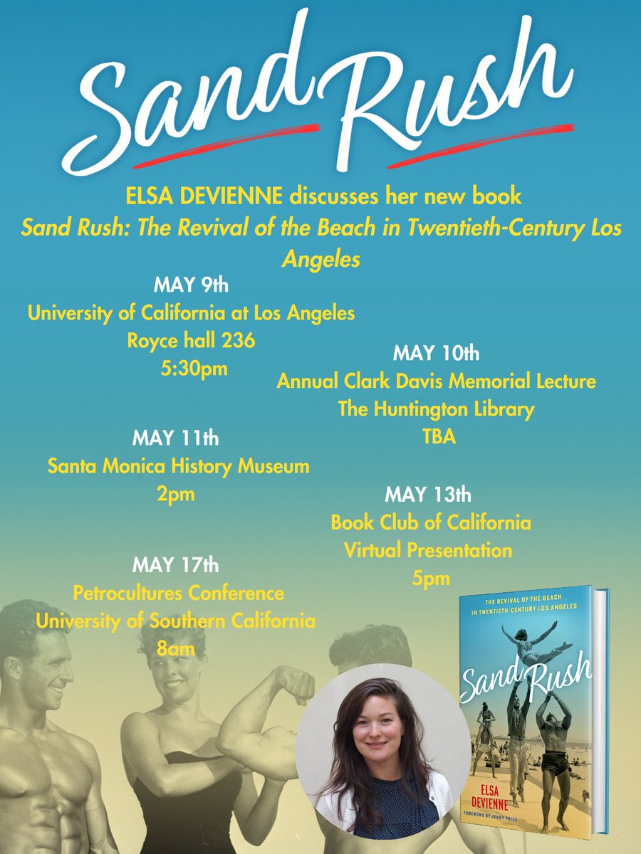 I'm going on a book tour 📚🤓! The fantastic people @OUPHistory made a cool flyer with all my dates ✅If you're based in LA, please join any of these ✅If you're based anywhere else, there's a virtual launch with @BookClubofCA on May 13 Register here: us02web.zoom.us/webinar/regist…