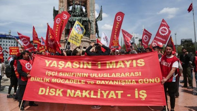 Yaşasın 1 Mayıs Uluslararası Birlik Dayanışma Mücadele Günü. Her yıl olduğu bu yılda 1 Mayıs'ta Taksimdeyiz...