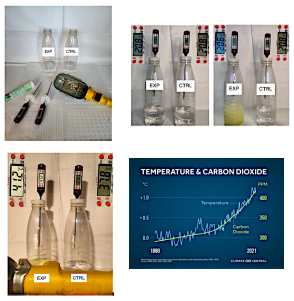 The new ELI today continues our climate change series with 'Greenhouse effect in a bottle: how to simulate the effect of increased CO2 level on Earth's temperature'.
Free download: earthlearningidea.blogspot.com
