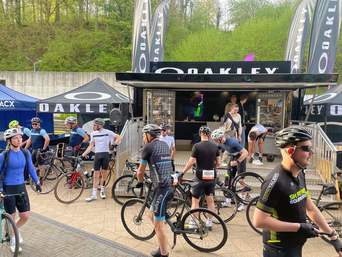 gorillauk's tweet photo. What a weekend for cycling! 🚲 

Down in beautiful Limburg, Netherlands, the Gorilla UK team brought the @Oakley promotional trailer to the 58th edition of the #AmstelGoldRace where its fun yet modern turned heads at the events retail village.

Check it out  👇

#BeWhoYouAre https://t.co/WOCuRuFNjE