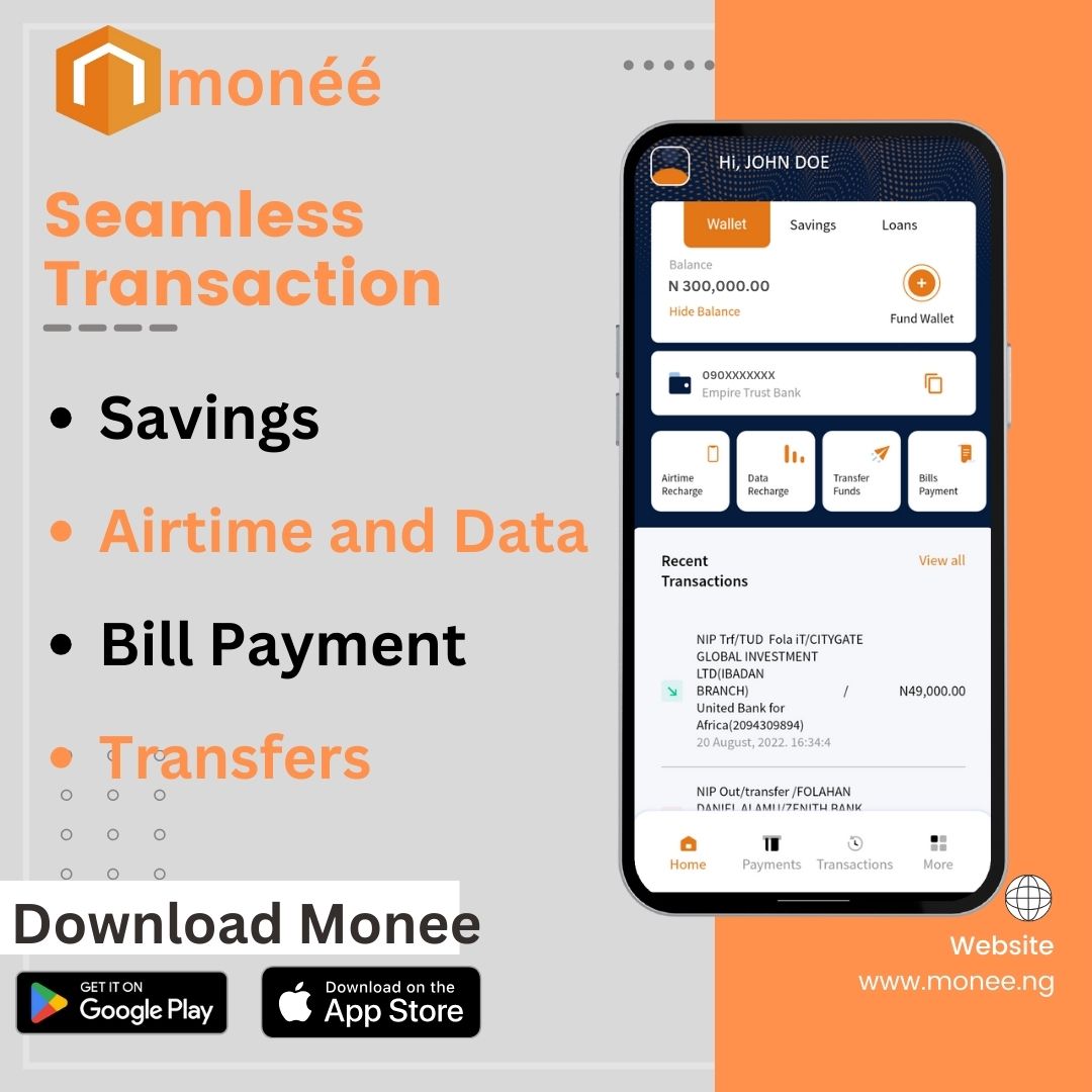 Banking made effortless with our app! 📷📷 Manage your finances on-the-go, anytime, anywhere. From transferring funds to tracking expenses, we've got you covered. Download Monee now! #BankingApp #FinanceMadeEasy #Monee #transactions #transfer #billpayment #withdraw 📷📷