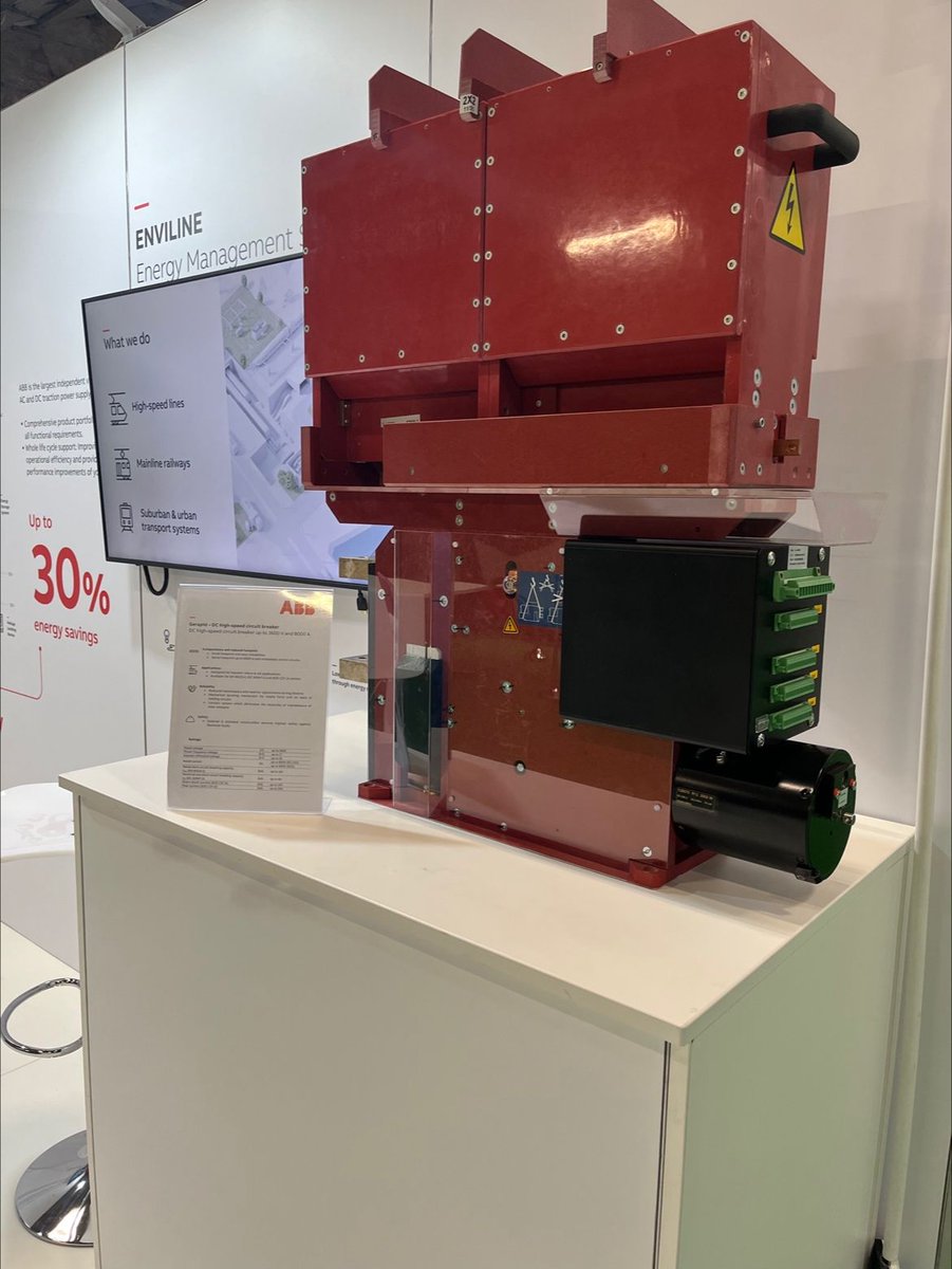 ABBIreland's tweet photo. ABB are exhibiting at TRA 2024!
📍Visit us at stand 4 and see how ABB’s innovative solutions contribute to sustainable and smart mobility
💻Read more: https://t.co/8fgnAWlw8i
#ABBIreland #ABB #Electrification #railwaysolutions
#TRA2024 #Transport #Sustainability #SmartMobility https://t.co/cDWLLqZD3s