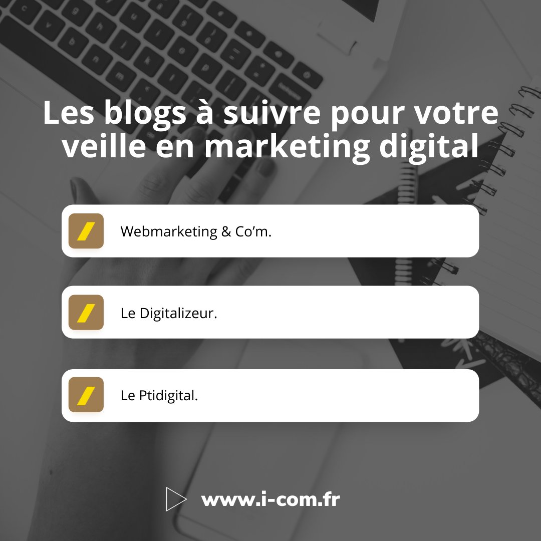 icominteractive's tweet photo. 💡 Des inspirations pour effectuer votre veille en marketing digital.

Et bien sûr, la page actualités de notre agence 😉
👉 https://t.co/S0WLlla1wQ  

#veille #marketing #digital #agencedigitale #Dijon #Bourgogne https://t.co/jW6edwLmH2