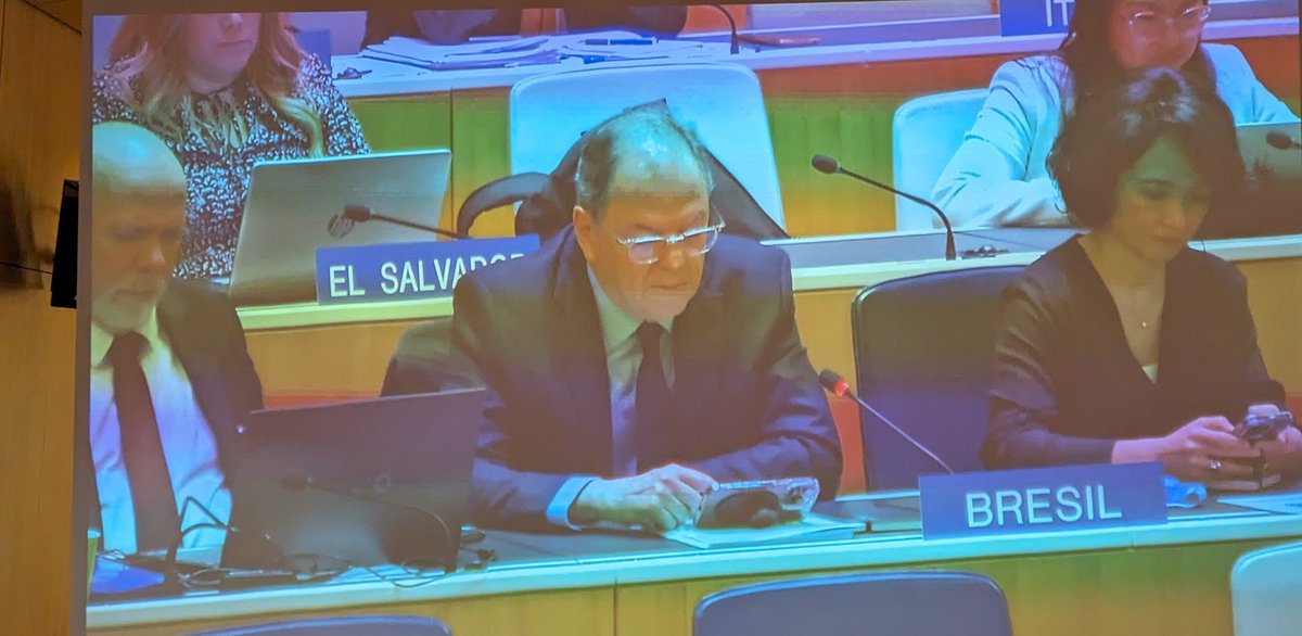 Brazil making the opening #sccr45 statement for GRULAC.  On broadcasting, mentions the importance of protecting the public domain.