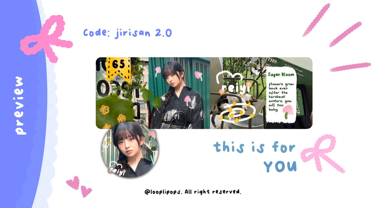 help repost & any interactions are appreciated! 🌲🍄🪵

haiii, kenalan lagi sama anak baruku 'Jirisan 2.0' soalnya masih terinsipirasi dari drama ntuh, aman gak kira-kira? tolong disayang yaah 🥺

anw aku jual layoutnya juga ya free retext di bagian nama, makaci #zonauang #zonaba