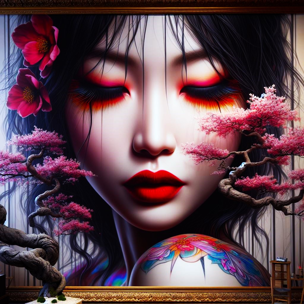 Portrait of a Serene Girl Reflects Eternal Charm #DigitalArt #JapaneseBeauty #ArtisticExpression #DigitalPainting #DigitalArtistry #JapaneseCulture #ArtisticJourney #DigitalCanvas #JapaneseInspiration #RomanticArt #aiartwork #aiart