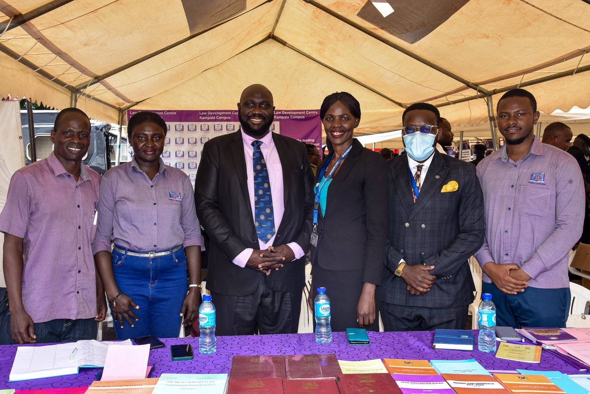 Our @DirectorLDC  paid us a courtesy visit at our stall via the National Court Open Day, Kololo grounds organized by @JudiciaryUG . You too can pass by our stall. #LDCUgCT