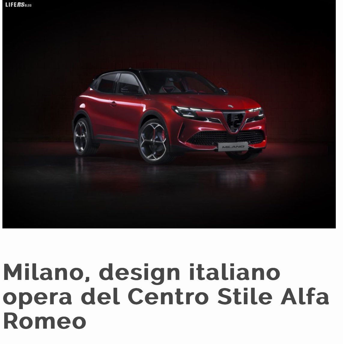 lifersblog.com/novita-auto/mi… @alfa_romeo #alfaromeo #milano #car #ElectricVehicles #hybrid #news #blog #blogger #lifersblog