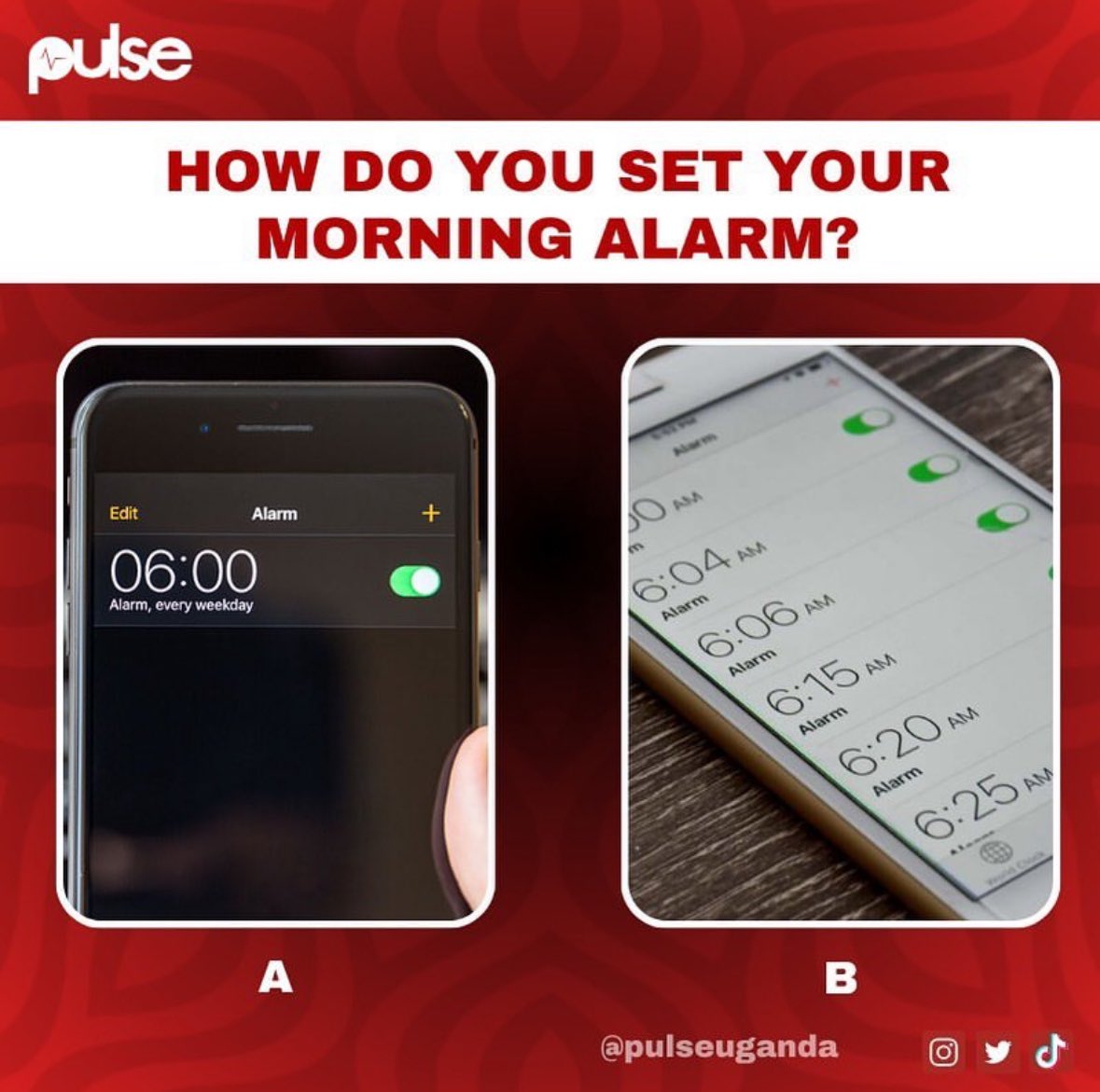 Are you A or B? #PulseThisOrThat