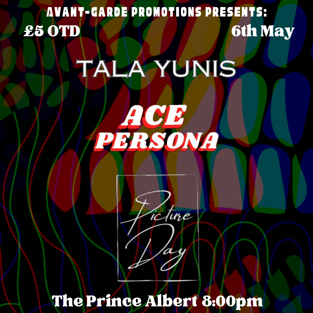 wearepictureday's tweet photo. Super excited to announce we will be supporting @talayunis  with @ace_persona_  at Prince Albert, Brighton 📷 on May 6th!
Tickets are £5 on the door only, 📷 gonna so an awesome night full of tunes 📷
Thanks to @avantgarde_promotions for having us!
#band #music #indie #indieband https://t.co/DNYix0qfli