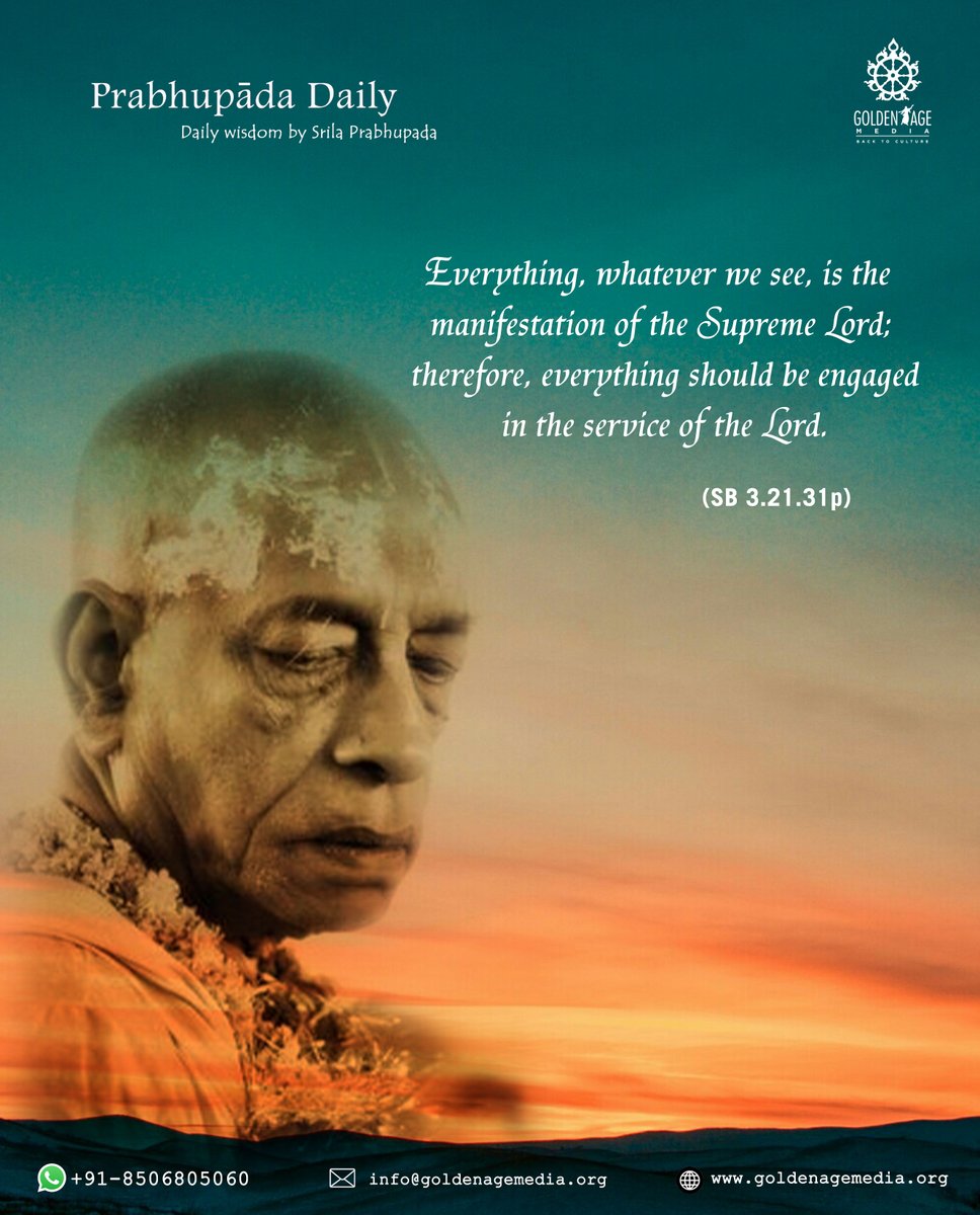 #goldenagemedia #religious #humanity #spiritual #srilaprabhupada #harekrishna #krishnalove #gkgmedia #readmore #krishna #iskcon