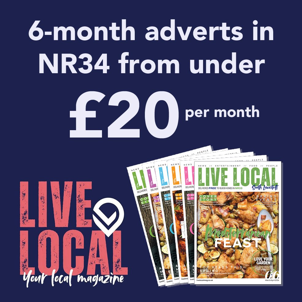 ☎️ 01493 843500 
📧 hello@livelocamag.co.uk 
🔗 livelocalmag.co.uk

#norfolkbusinesses #suffolkbusinesses #norfolkevents #suffolkevents #norwichevents #venueforhire #LiveLocalMag #advertiseyourbusiness #PromoteYourBusiness #smallbusinessowneruk #getmoreclients #events2024