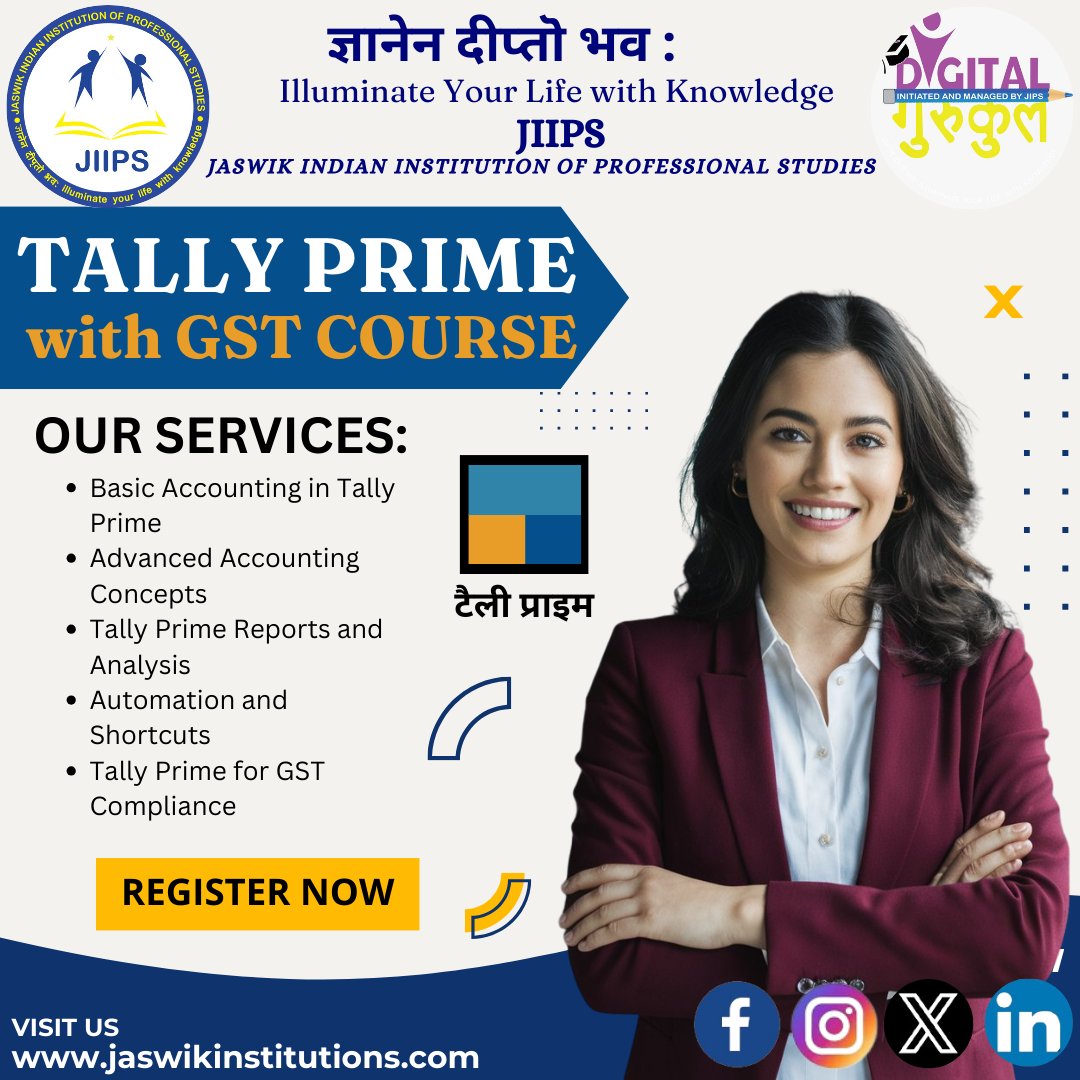 Master Tally Prime with GST: Essential Course for Modern Accounting #DigitalGurukul  #TallyPrime
#GSTCourse #AccountingSkills #LearnTally #FinanceProfessionals #ModernAccounting #TaxProfessionals #BusinessAccounting #FinancialLiteracy #Elearning