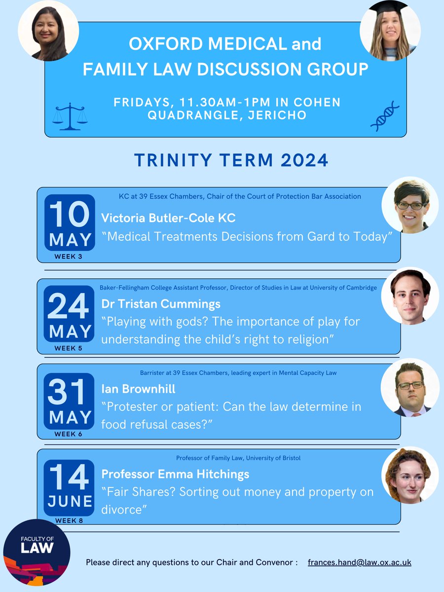 Our Trinity Term Card is out!!! Registration is mandatory and can be done via this link: forms.office.com/e/kEsNQFxWEw