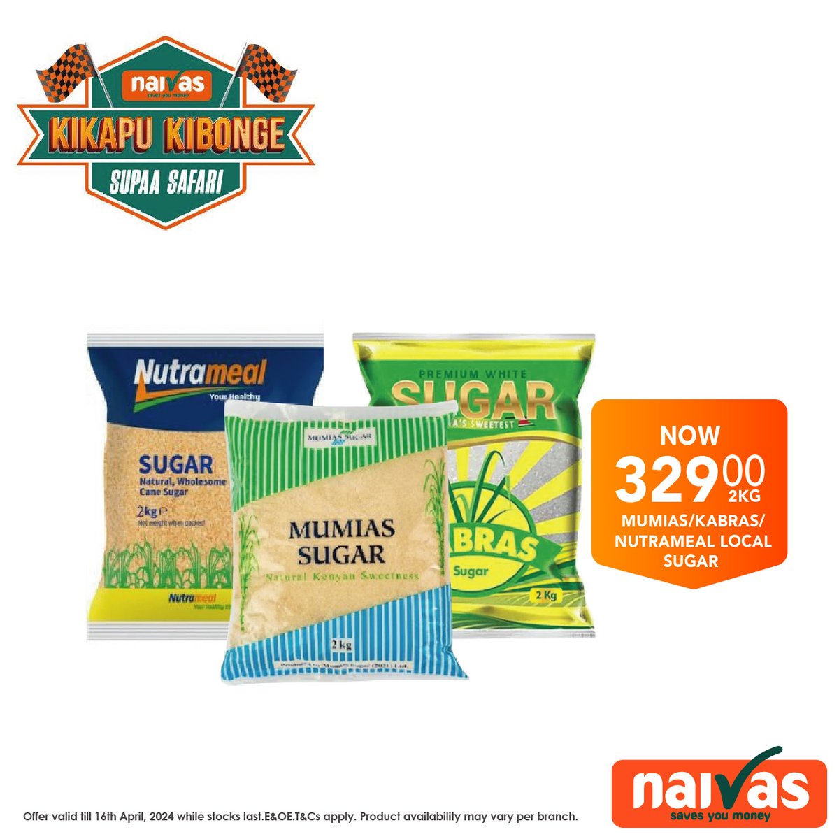 Oh, ati “You’re the sugar to my tea” na bado hajakuletea hio sukari na venye iko on offer this week! 😂 Round hii, mchanue na offers moto moto from your Naivas Kilocol! 💪 #NaivasKikapuKibongeSafari #Walisemahatuendimbali *Offers valid countrywide until 16/04/2024