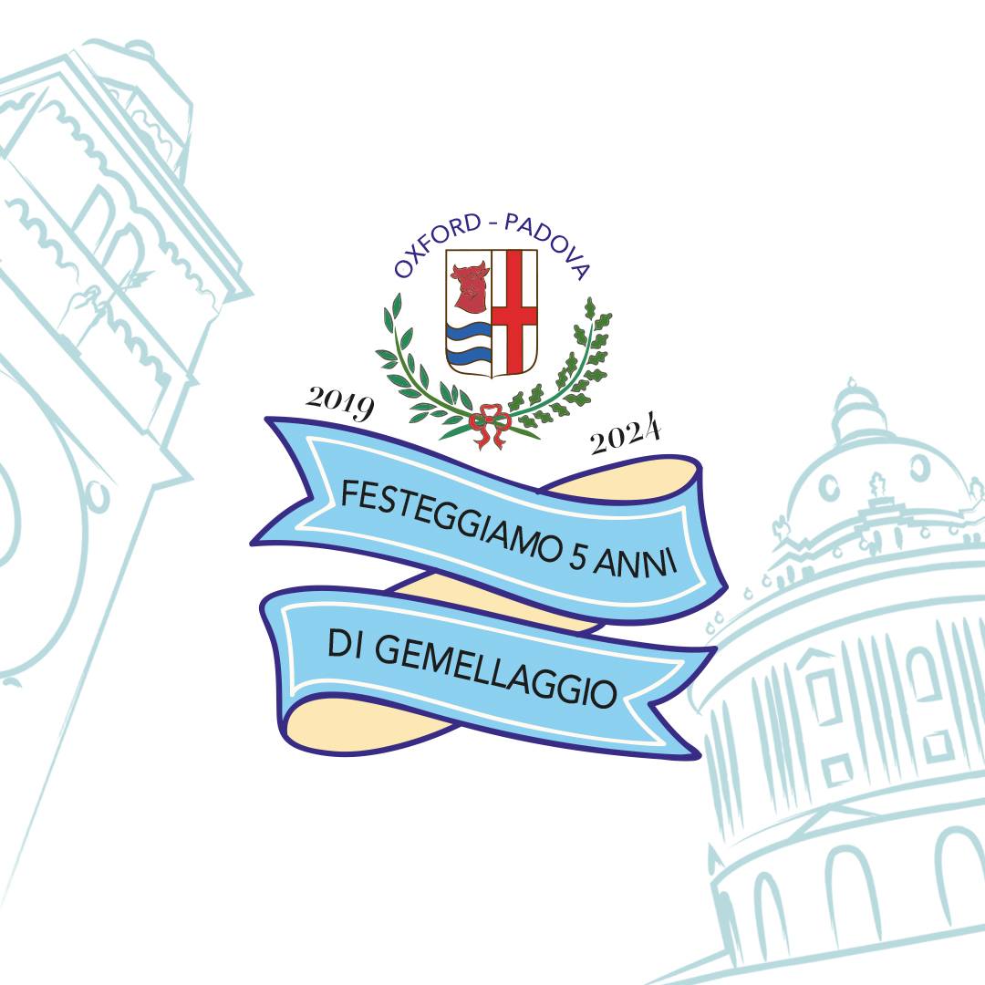 🤝 Eventi per festeggiare i 5️⃣ anni di gemellaggio tra #Padova e @OxfordCity 🖼 mostra 'Flowing Water' al Centro Culturale Altinate San Gaetano dal 17 al 29 aprile 🎼 concerto 'Padova&Oxford Sing Together' il 21 aprile alle 18 al Conservatorio Pollini. ℹ️ padovanet.it/evento/iniziat…