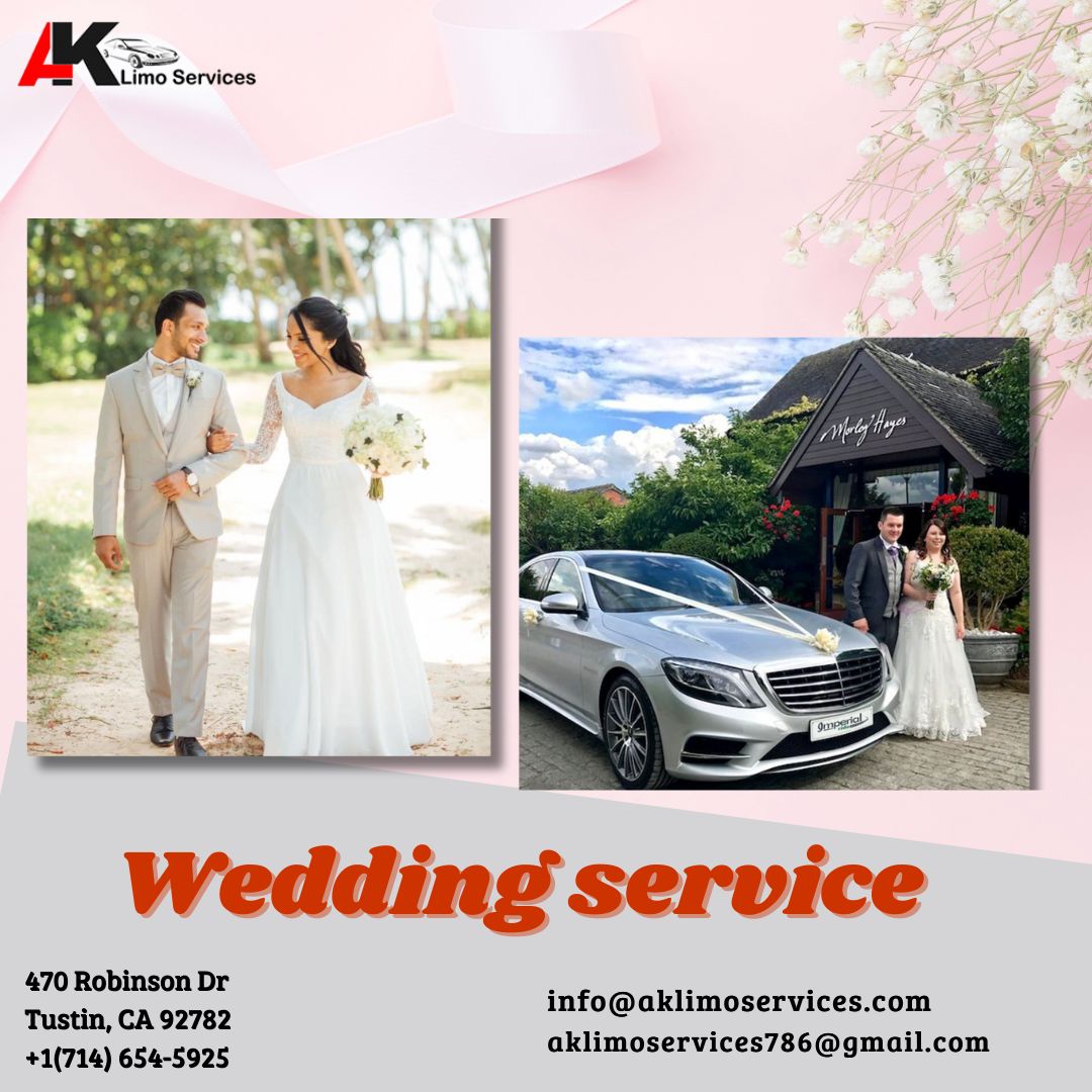 Our goal is to provide you with luxury transportation services with a memorable experience. We offer an elegant and classic range of the latest wedding cars for the bride and groom.
+1(714) 654-5925
info@aklimoservices.com
aklimoservices.com
#weddingservice #blackcarservice