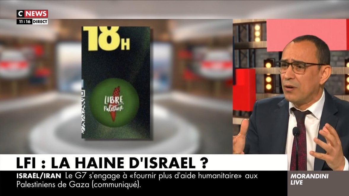 .@MalojmK « la France Insoumise est un parti antisémite. C’est le seul parti de France antisémite ! » #morandinilive