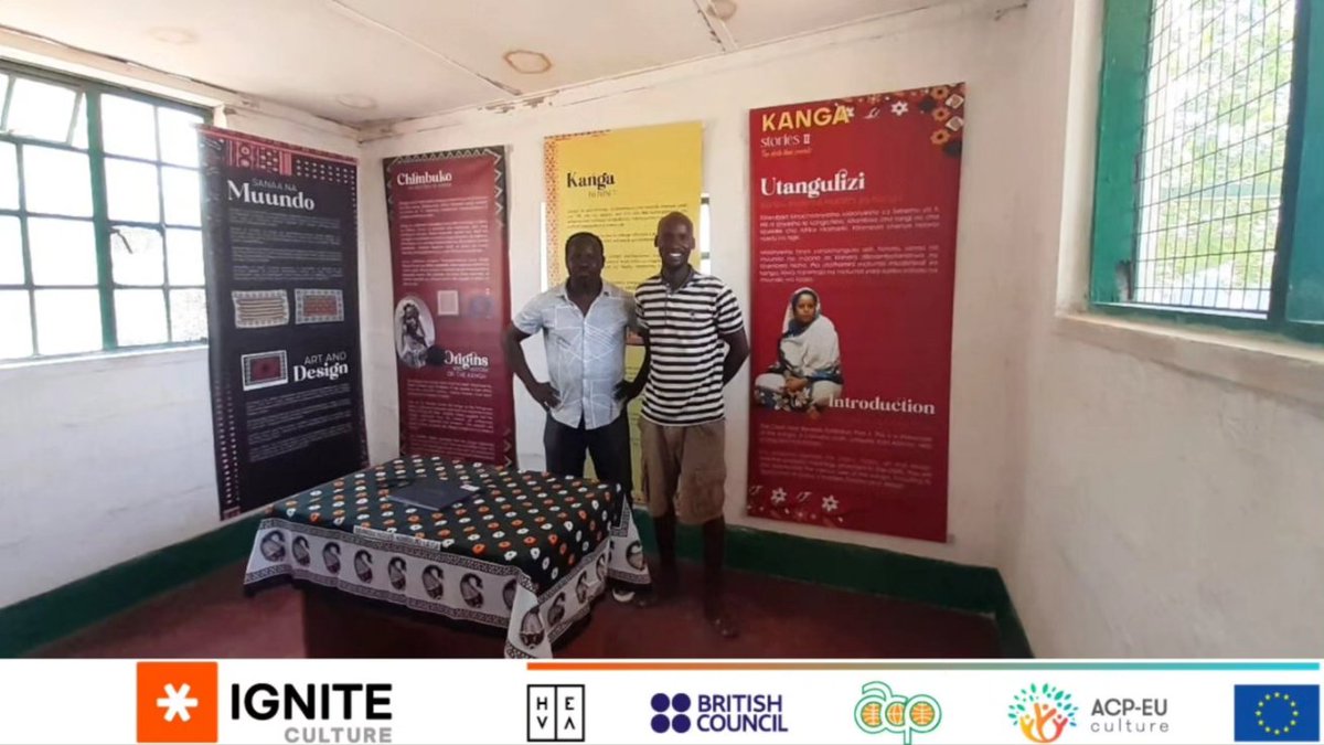 Exhibition of Kanga Stories at Kenyatta House, Lodwar, was well-received by National Museums of Kenya Western Region. Join us on a cultural journey through Kenya's rich tapestry throughout April. #uzinduziproject #KangaStories2 #kenyattahouselodwar #lodwar #igniteculture