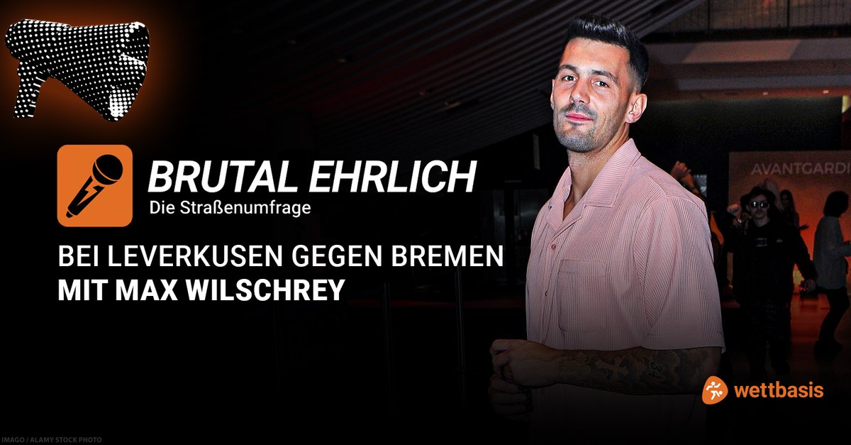 "So reagiert Meisterkusen!" Brutal Ehrlich - Die Straßenumfrage mit Max Wilschrey🎤 

Das gesamte Video findet ihr wie immer auf unsere YouTube-Kanal "Wettbasis". 

Viel Spaß!😂