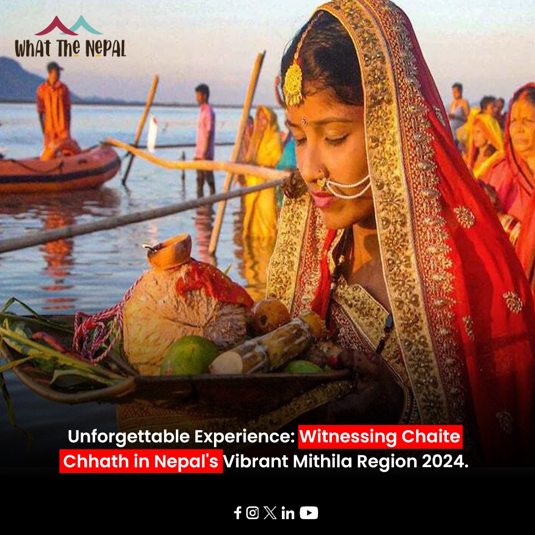 Read More: whatthenepal.com/2024/04/15/unf…

#nepal #ChaiteChhath #MithilaRegion #terai #NepaliTraditions #FestivalsOfNepal #NepalTourism #MithilaCulture #TravelNepal #CulturalHeritage #NepaliFestivals #MithilaArt #travelnews #TraditionalRituals #ChhathPuja #DiscoverNepal #Whatthenepal