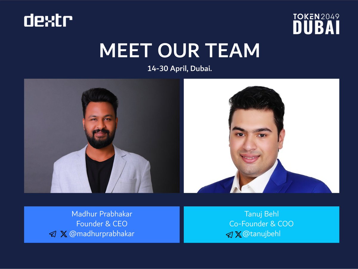 🌟 Our squad has landed and is pumped for #Token2049 Dubai!

 Keep an ear out for some electrifying updates!  👀

#MondayMotivation #Blockchain #Cryptocurrency #Conference