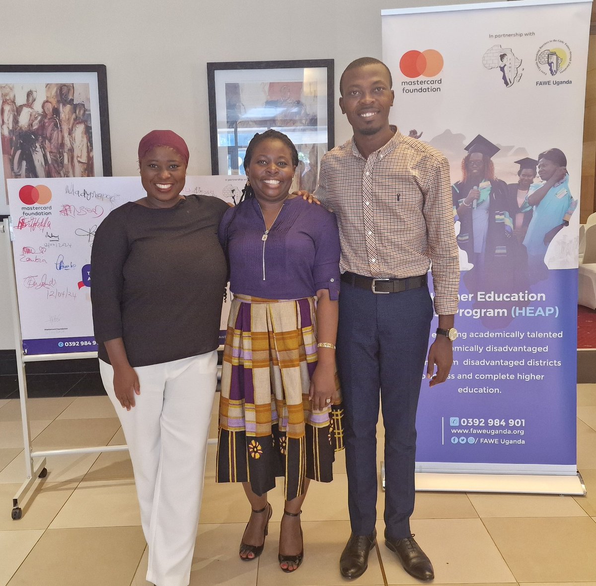 Exciting news from Kampala, @Uganda! @RsFawe & @FAWEUganda in partnership with @MastercardFdn, launched an innovative program to create new pathways into #higher #education for #young #people #across 10 #African countries. @DensuAssoc is excited to be a learning partner!