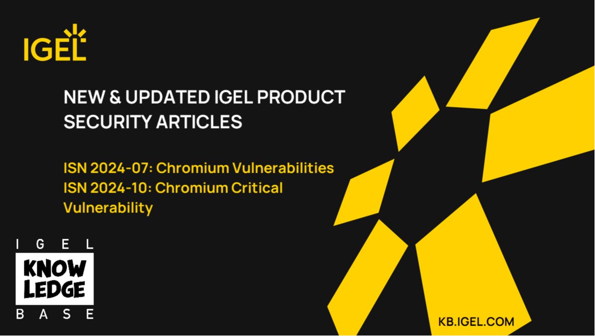 IGEL Community tweet media