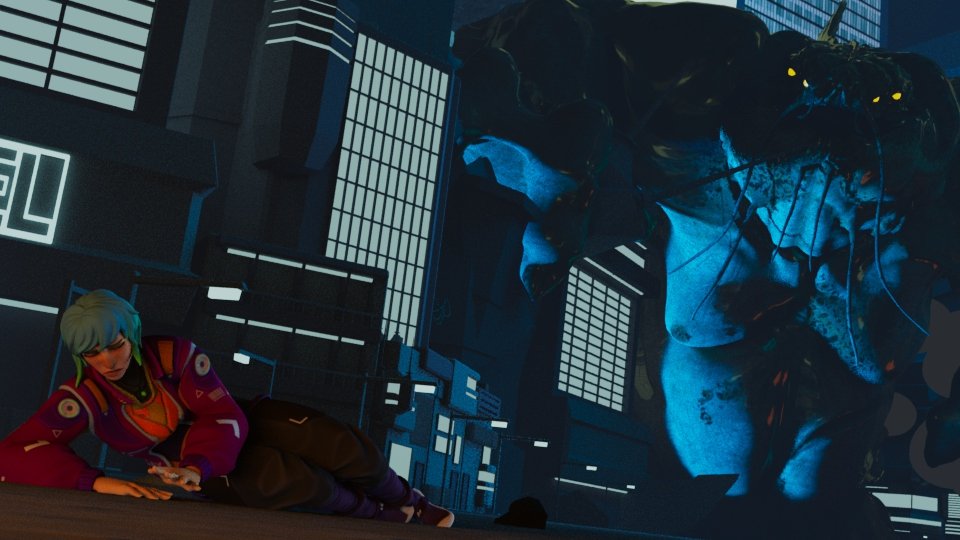 Rendering my latest project, so far, it looks GORGEOUS! I can't wait to show it off, it took a lot of pain and effort, but I'm really proud of it, here's a couple test renders! 
It's taking 3 minutes per frame though so I'm gonna be waiting a while...