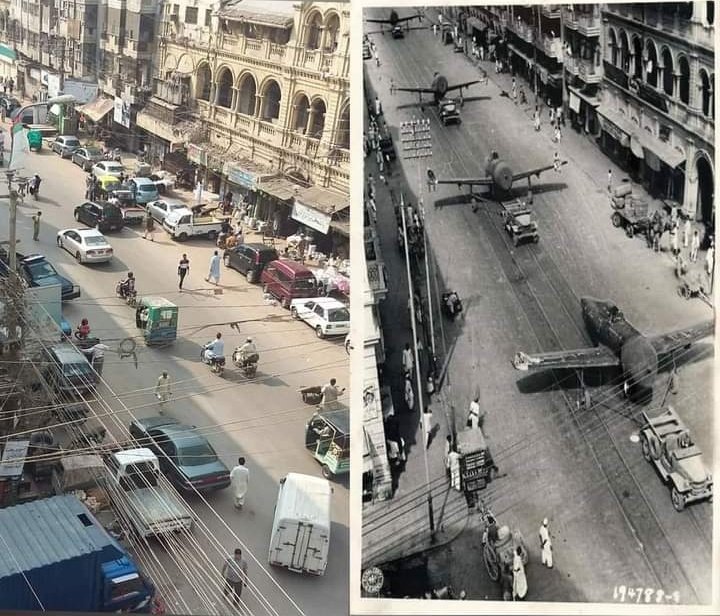 Karachi, 2nd World War.
