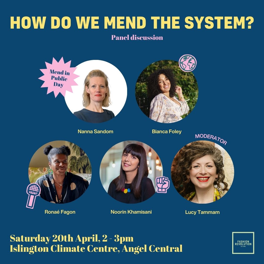 I’m very excited to be participating in #MendInPublicDay on Saturday 20th April 2024 as part of this year's Fashion Revolution Week. Grab your free ticket here: lnkd.in/ewnHEnc6
Or find your nearest event: lnkd.in/eyXGC8bN
#fashionrevolution