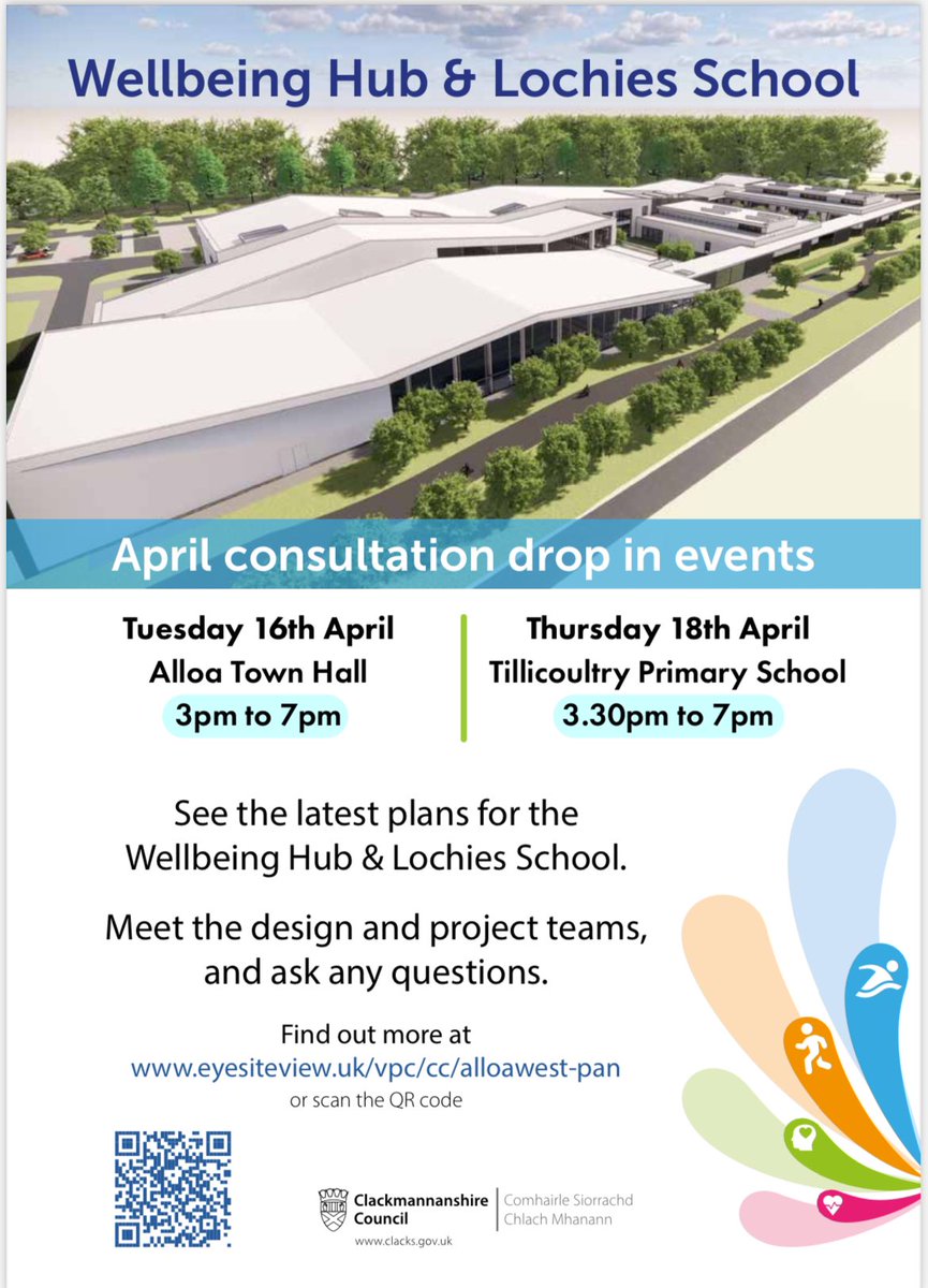 | CONSULTATION EVENT 2 | Our 2nd round of public consultation events on the new WBH & @lochies16 take place this week. Come along & meet the design & project teams. Feedback from the March dates have been included Online virtual town hall available ⬇️ eyesiteview.uk/vpc/cc/alloawe…